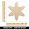 Asterisk Symbol Unfinished Wood Shape Piece Cutout for DIY Craft Projects